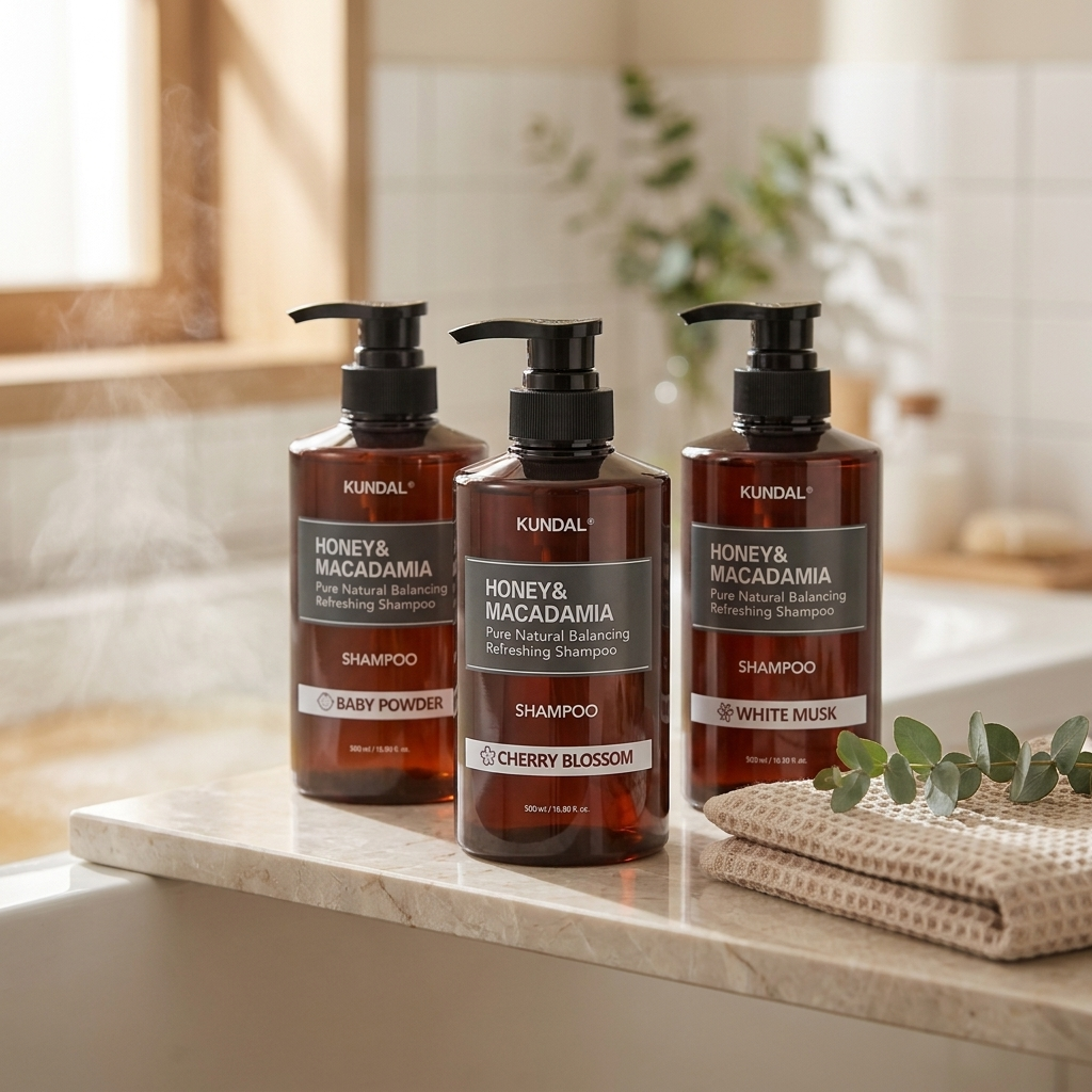 KUNDAL Shampoo Düfte im Vergleich – Baby Powder, Cherry Blossom und White Musk