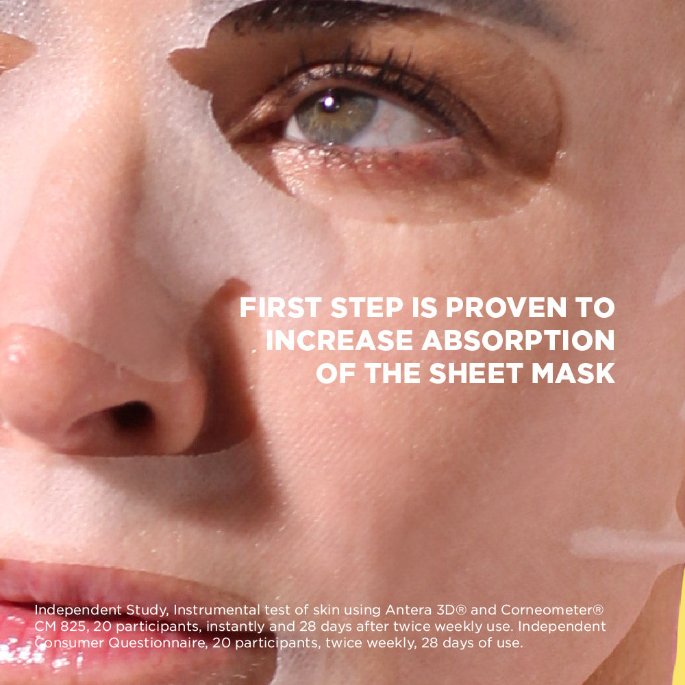 SKIN REPUBLIC 2-Step Hyaluron & Kollagen Maske Schritt 1 – Reinigung