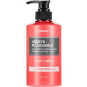 KUNDAL Honey & Macadamia Body Lotion Baby Powder – Körperlotion Babypuder-Duft 500ml