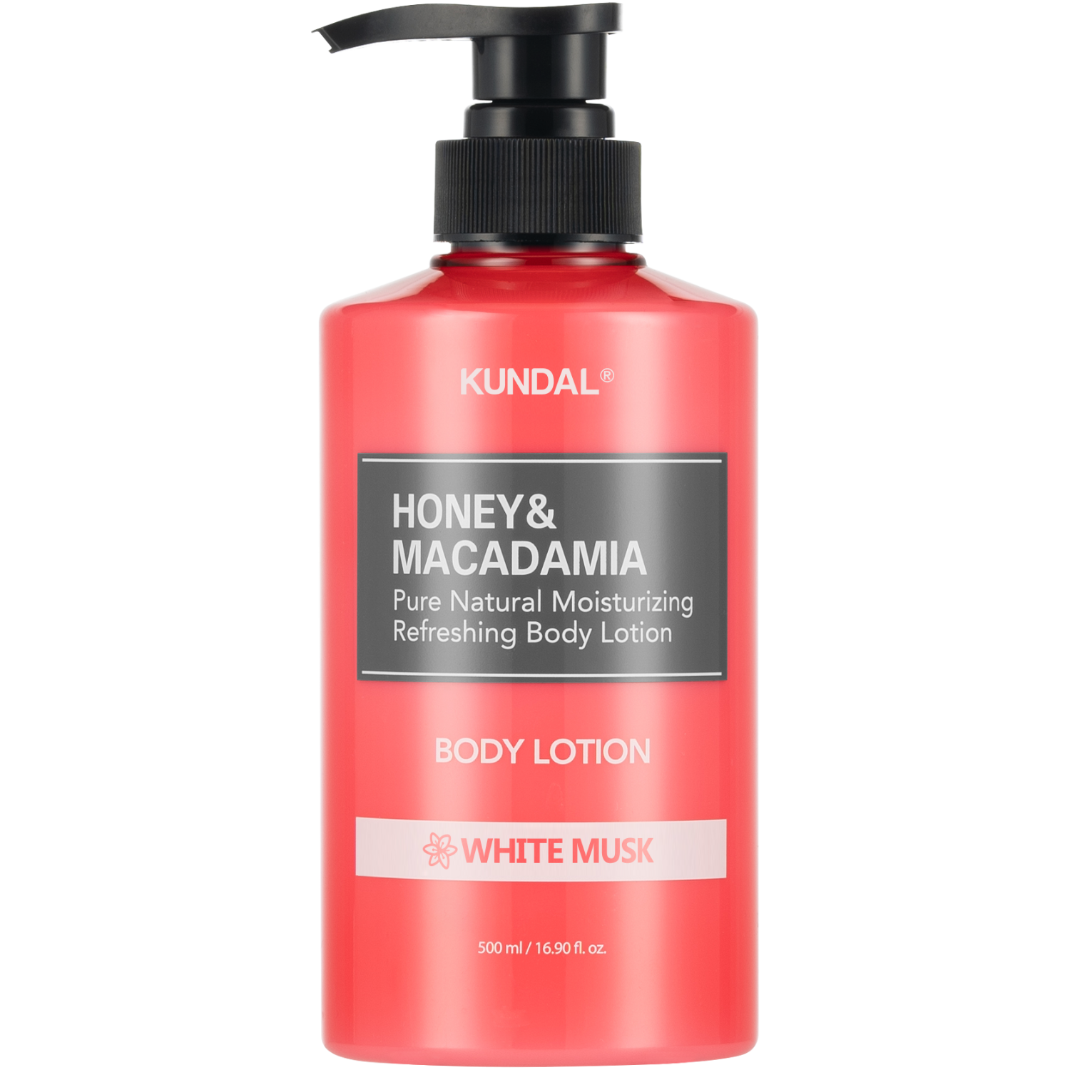 KUNDAL Honey & Macadamia Body Lotion White Musk 500ml – K-Beauty Körperlotion White Musk