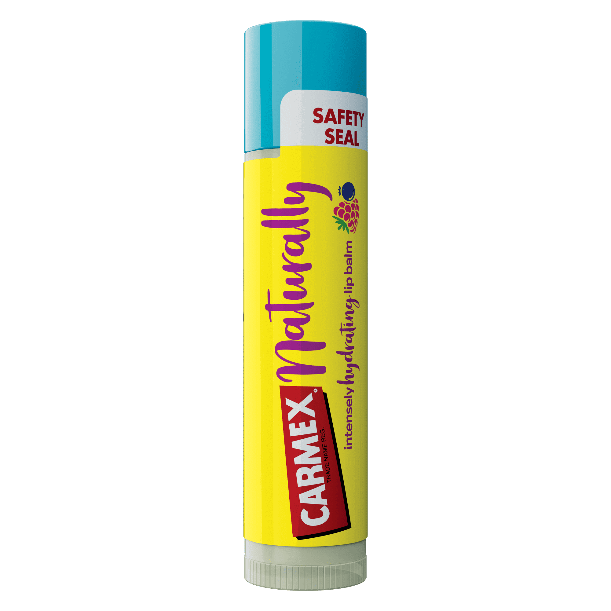 CARMEX Stick Naturally Berry Detail – kribbelfreie Lippenpflege mit Beerenduft