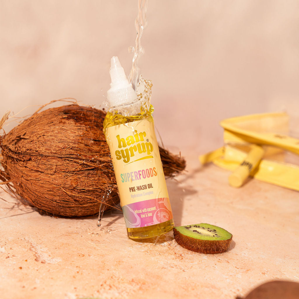 HAIR SYRUP Superfoods Pre-wash Oil – Huile capillaire nourrissante aux superaliments 100 ml