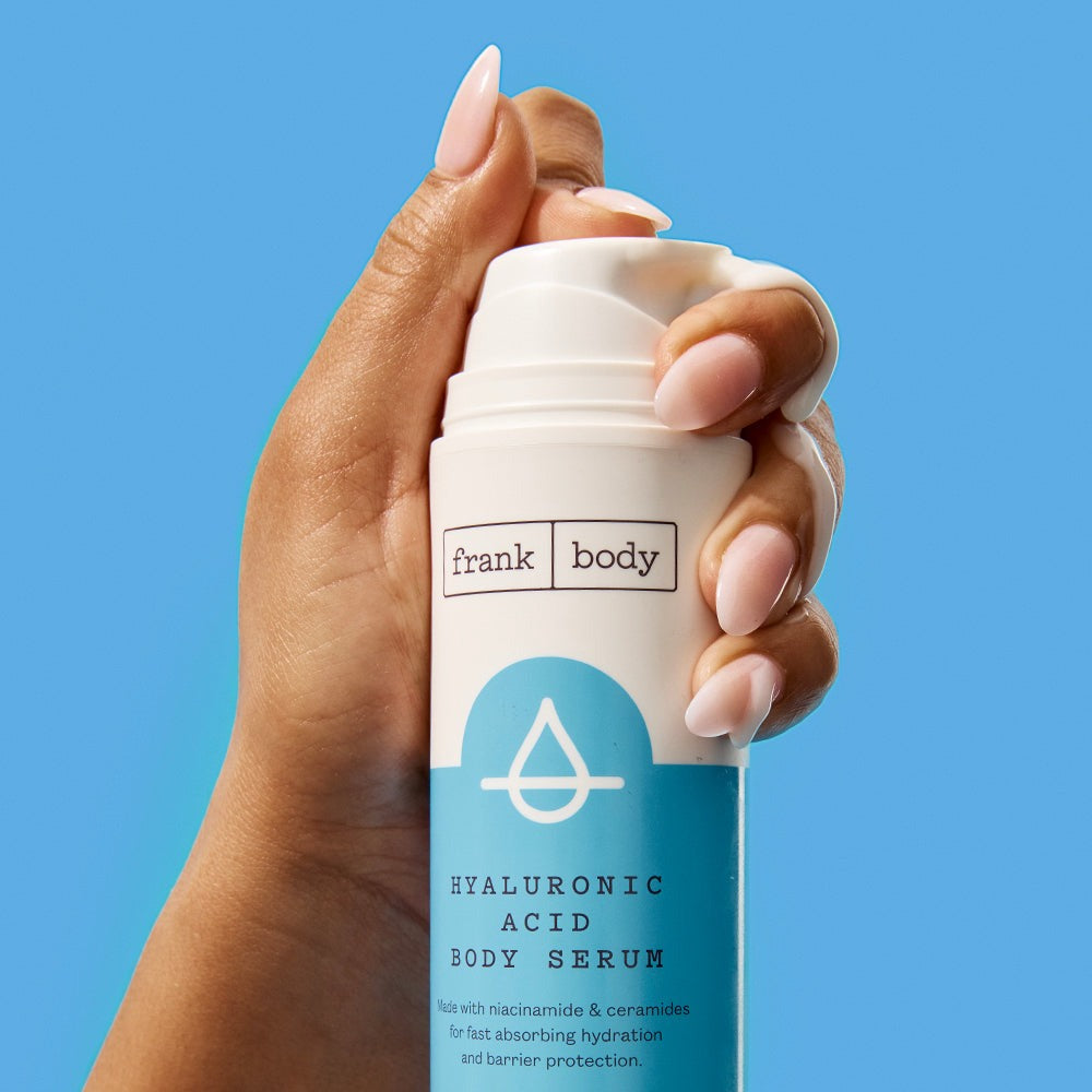 FRANK BODY Hyaluronic Acid Body Serum 140ml – Anwendung 2