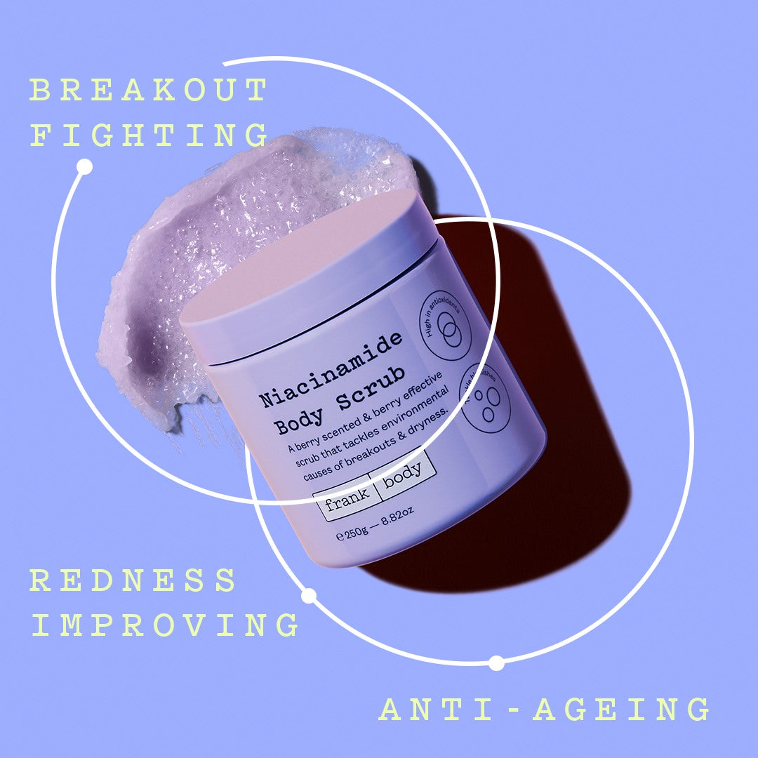 FRANK BODY Niacinamide Body Scrub 250g – Anwendung 3
