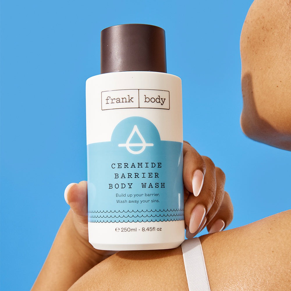 FRANK BODY Ceramide Barrier Body Wash 250ml – Anwendung 2