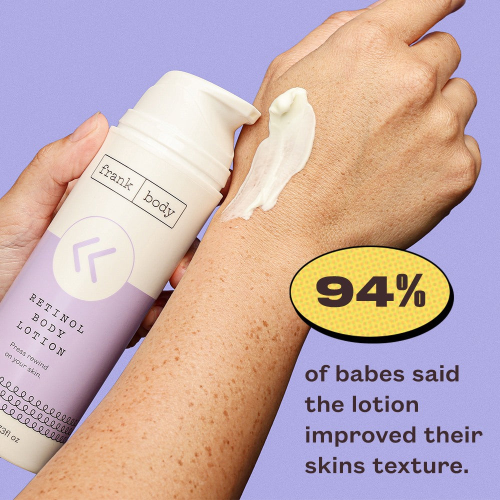 FRANK BODY Retinol Body Lotion 140ml – Anwendung 2