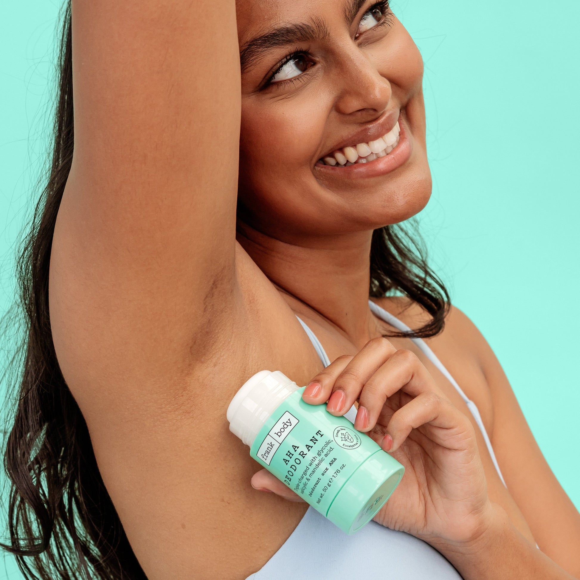 FRANK BODY AHA Deodorant 50g – Anwendung 1