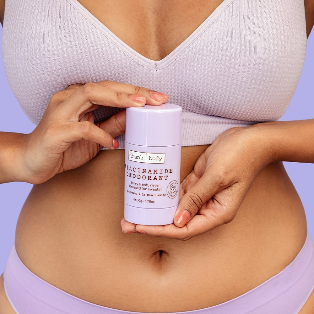 FRANK BODY Niacinamide Deodorant 50g – Anwendung 3
