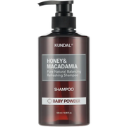 KUNDAL Honey & Macadamia Shampoo Baby Powder 500ml – K-Beauty Haarpflege mit Honig