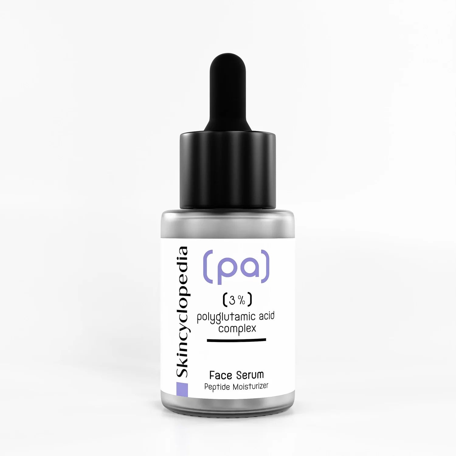 SKINCYCLOPEDIA Polyglutaminsäure Serum Verpackung – 4x stärker als Hyaluron Made in EU