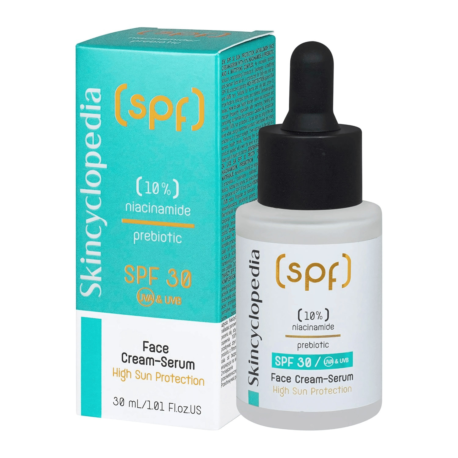 Sérum SKINCYCLOPEDIA SPF 30 – Niacinamide et protection UV 30 ml