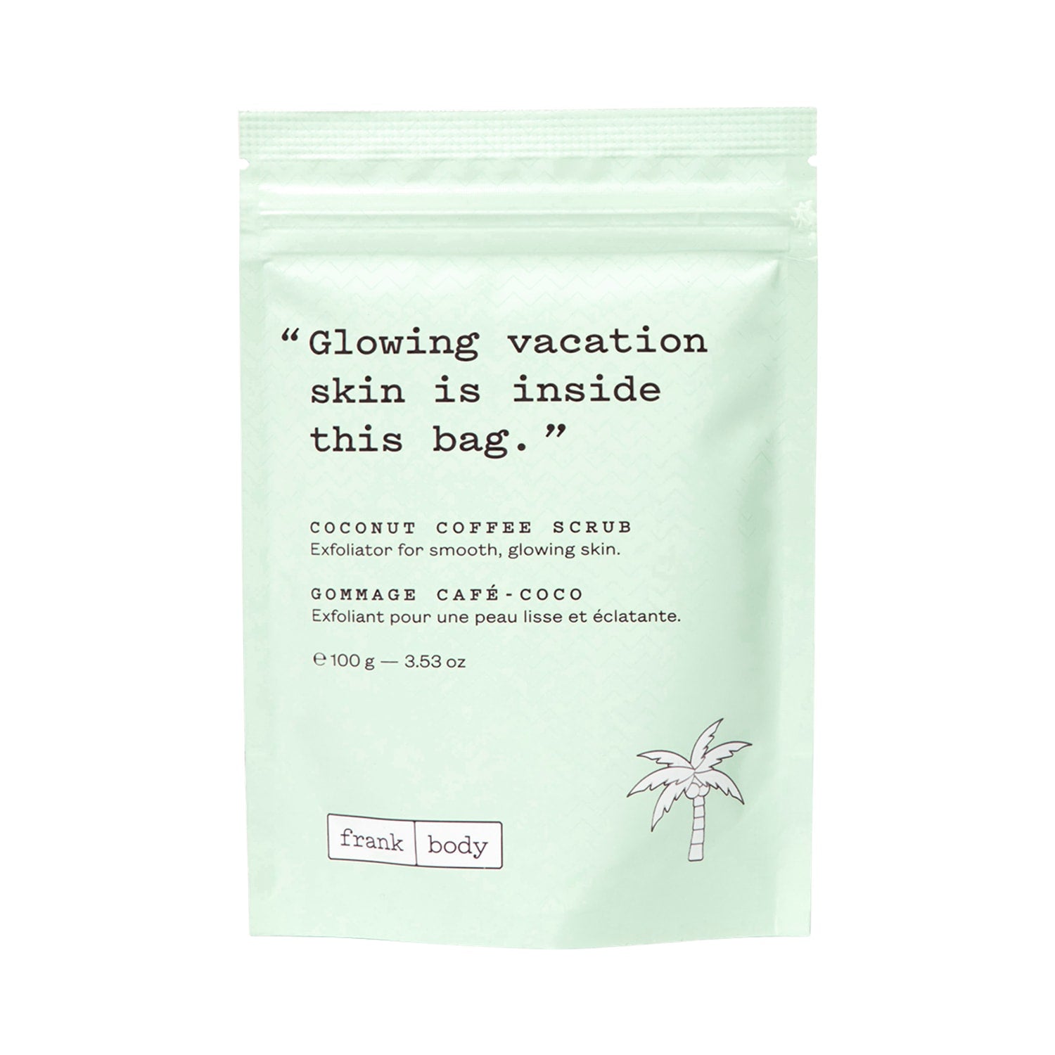 FRANK BODY Coconut Coffee Scrub (ON-THE-GO) 100g