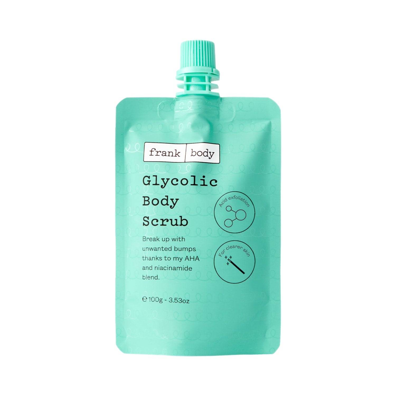 FRANK BODY Glycolic Body Scrub (ON-THE-GO) 100g