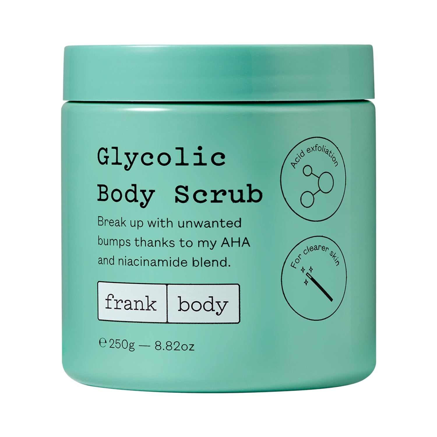 FRANK BODY Glycolic Body Scrub 250g
