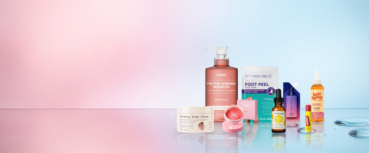 BONSANA Exklusiv-Marken: Carmex, KUNDAL, Skin Republic, HIDEHERE, Skincyclopedia, frank body, Hair Syrup, Mad Hippie