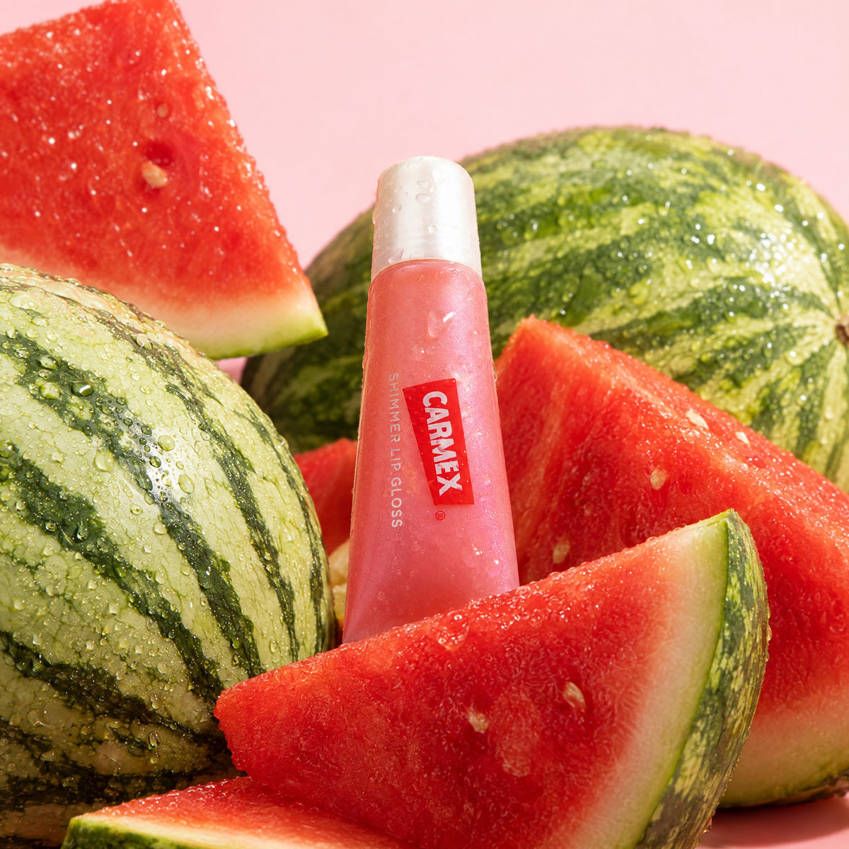 CARMEX Lipgloss Shimmer Watermelon mit Wassermelone