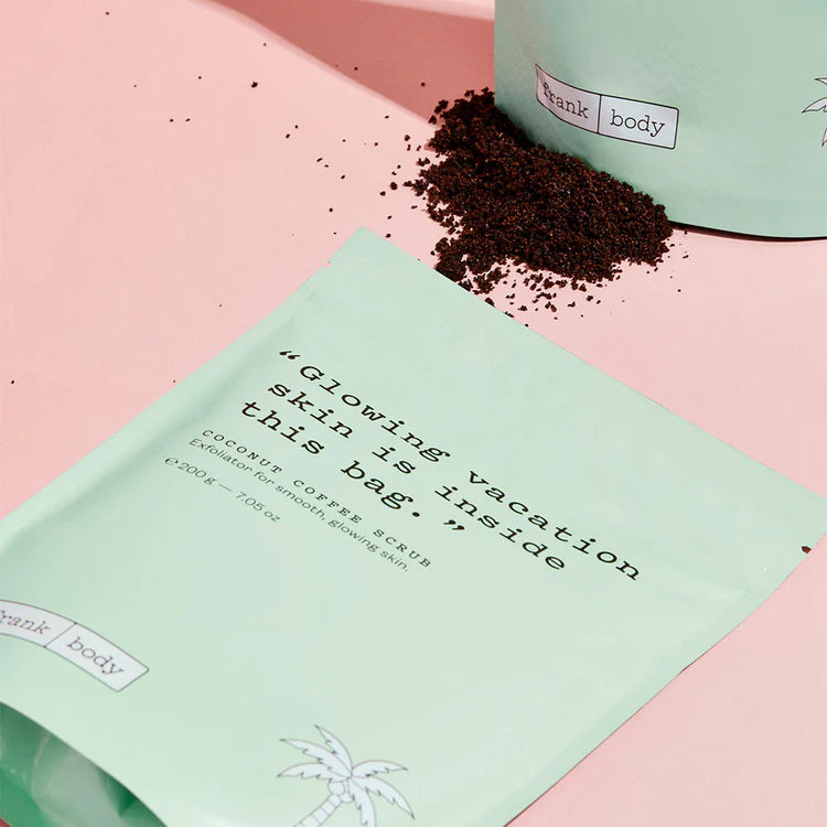 FRANK BODY Coconut Coffee Scrub (ON-THE-GO) 100g