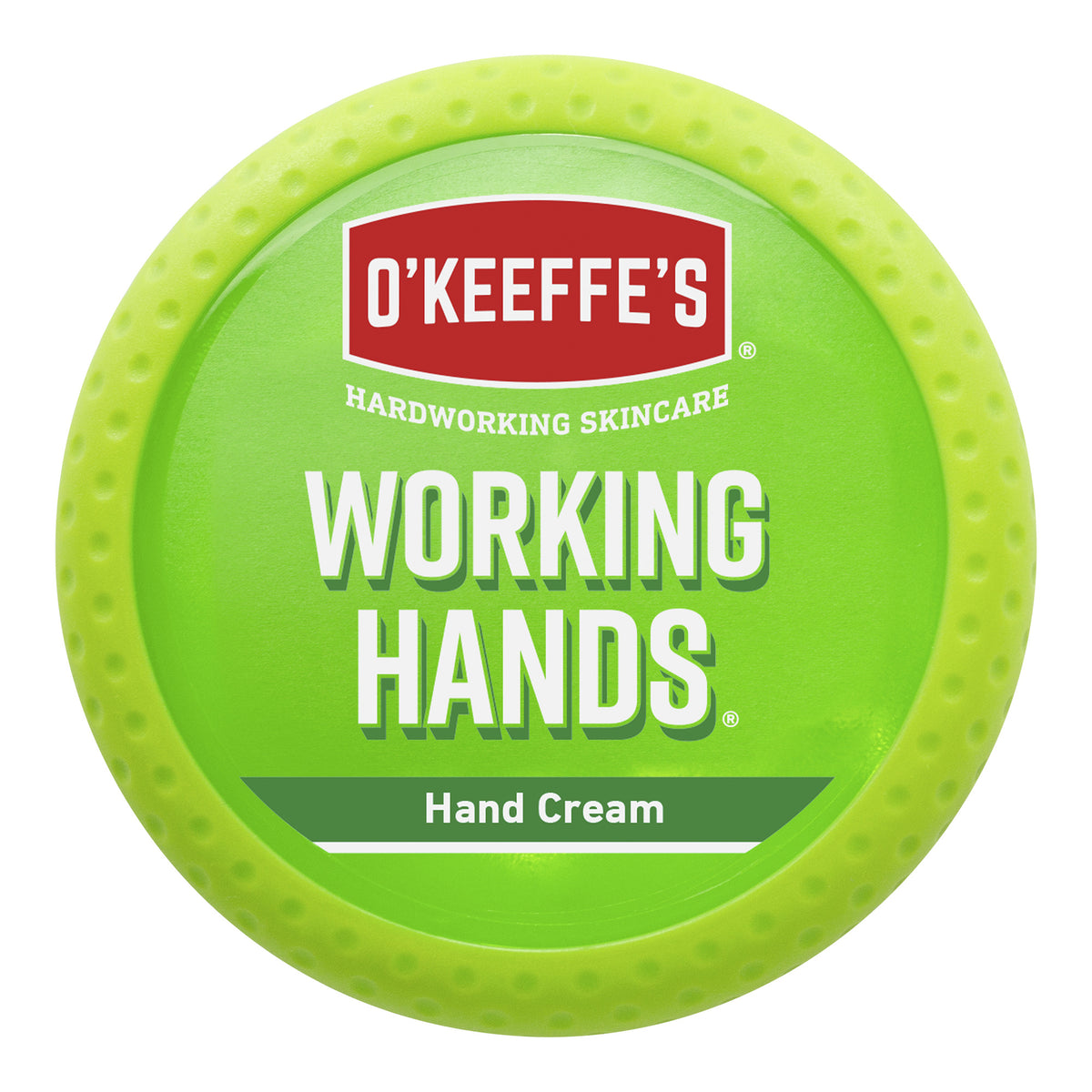 O'KEEFFE'S Working Hands Handcreme Tiegel 96 g, Deckel von oben