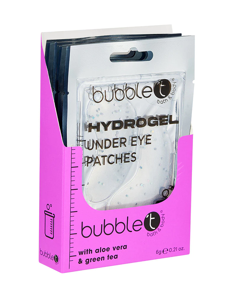 BUBBLE T Hydrogel Eye Patches with Aloe Vera and Green Tea