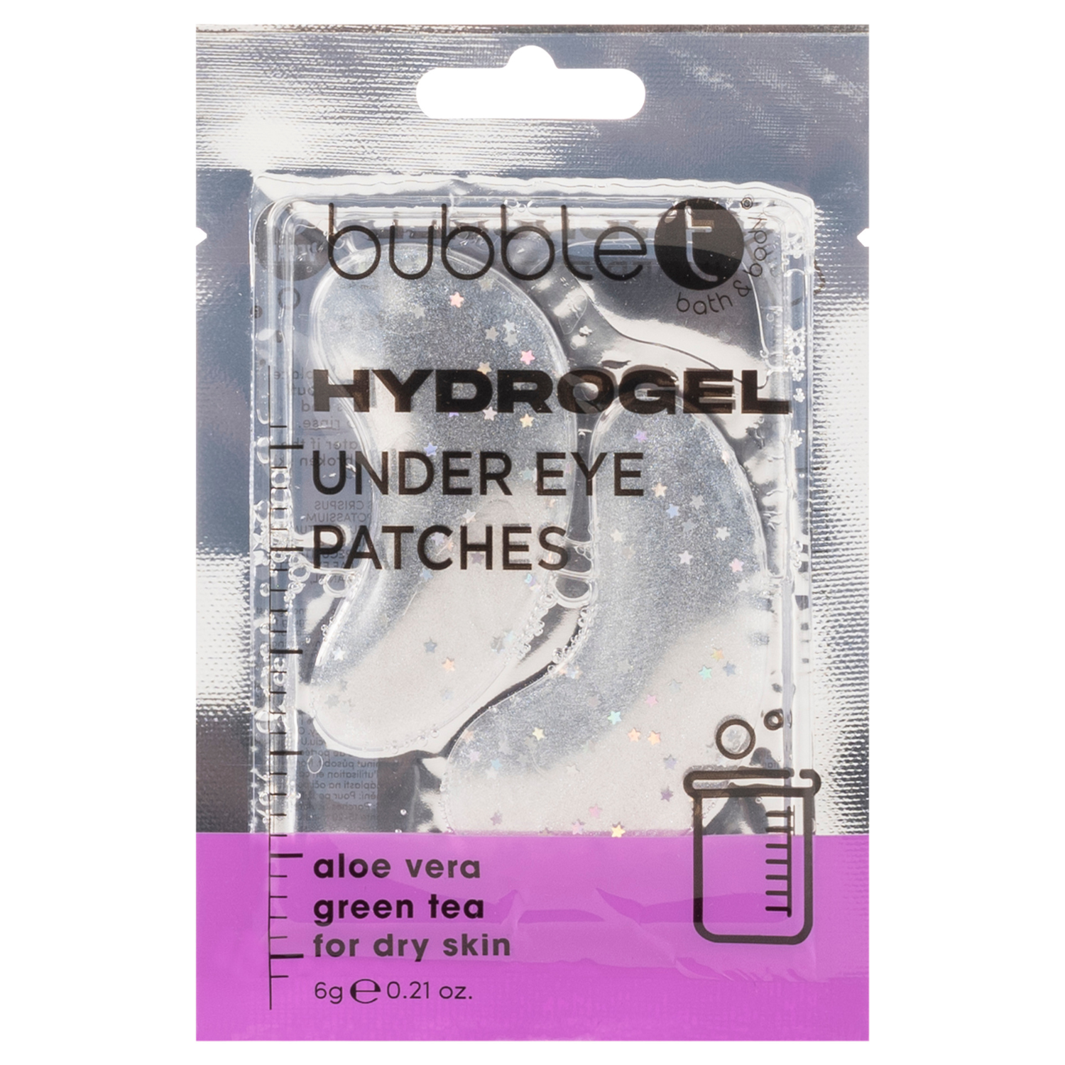 BUBBLE T Hydrogel Eye Patches with Aloe Vera and Green Tea