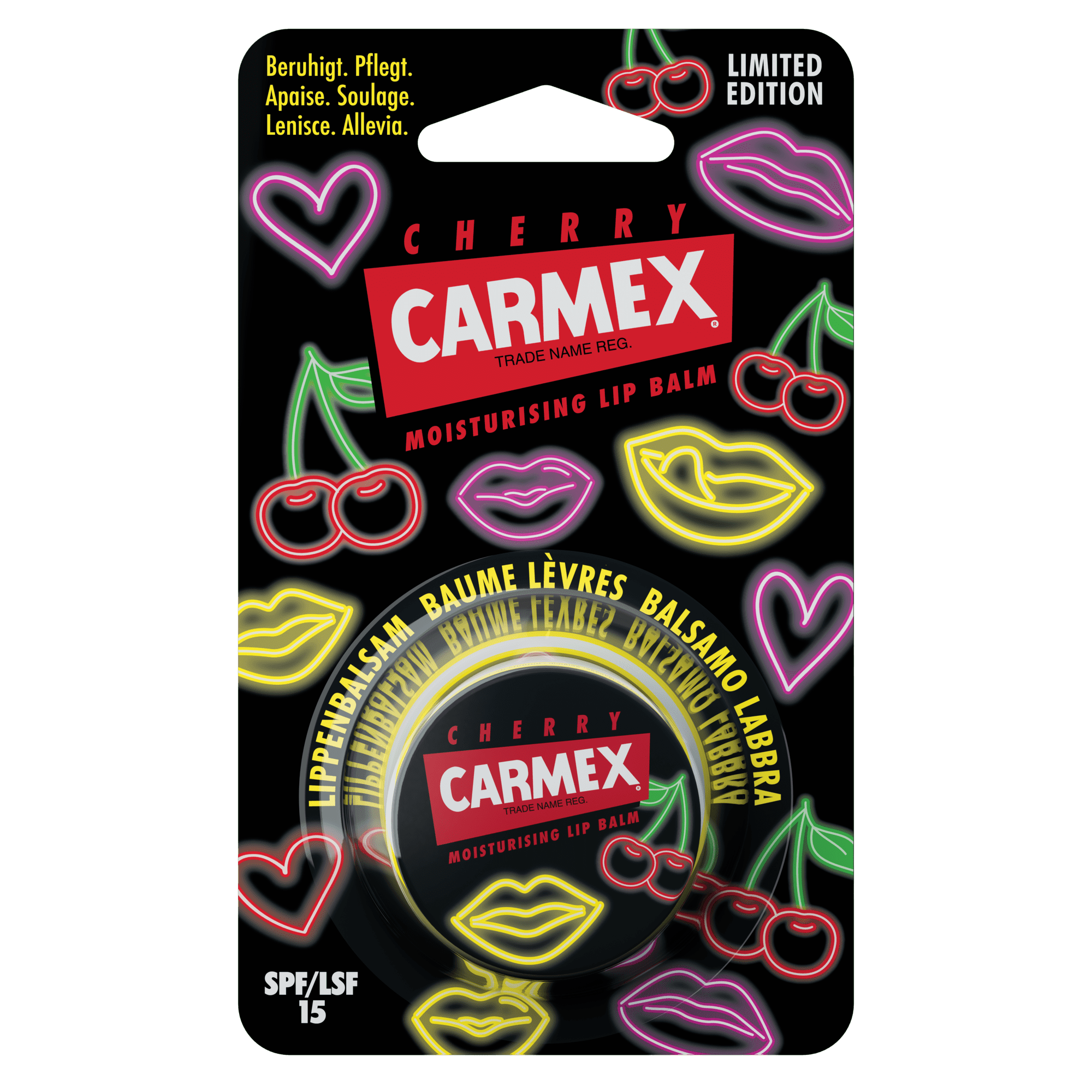 CARMEX Jar Neon Cherry Limited Edition SPF 15
