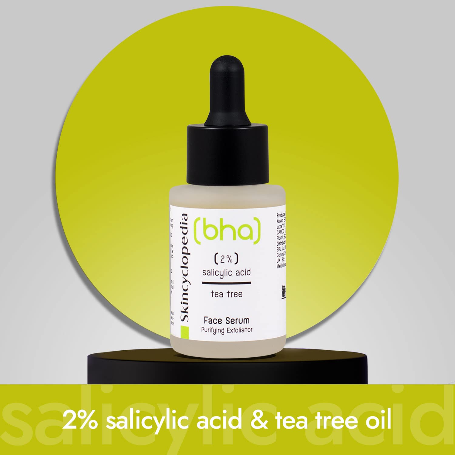 SKINCYCLOPEDIA Face Serum 2% Salicylic Acid + Tea Tree Oil