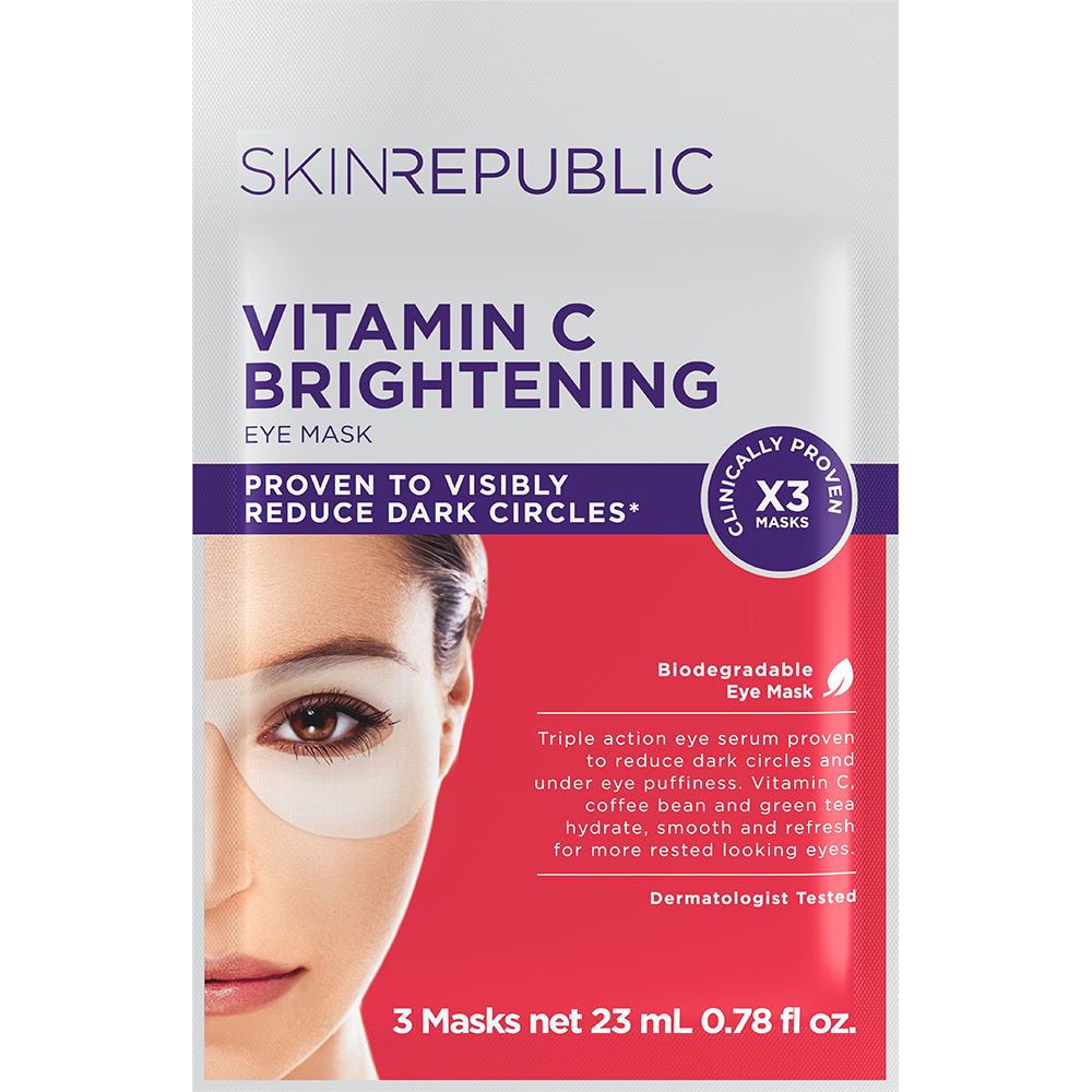 SKIN REPUBLIC Vitamiin C & Brightening Eye Mask (3 PAIRS)