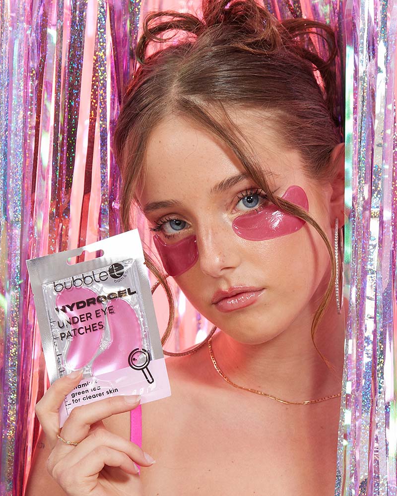 BUBBLE T Hydrogel Eye Patches with Vitamin E and Green Tea