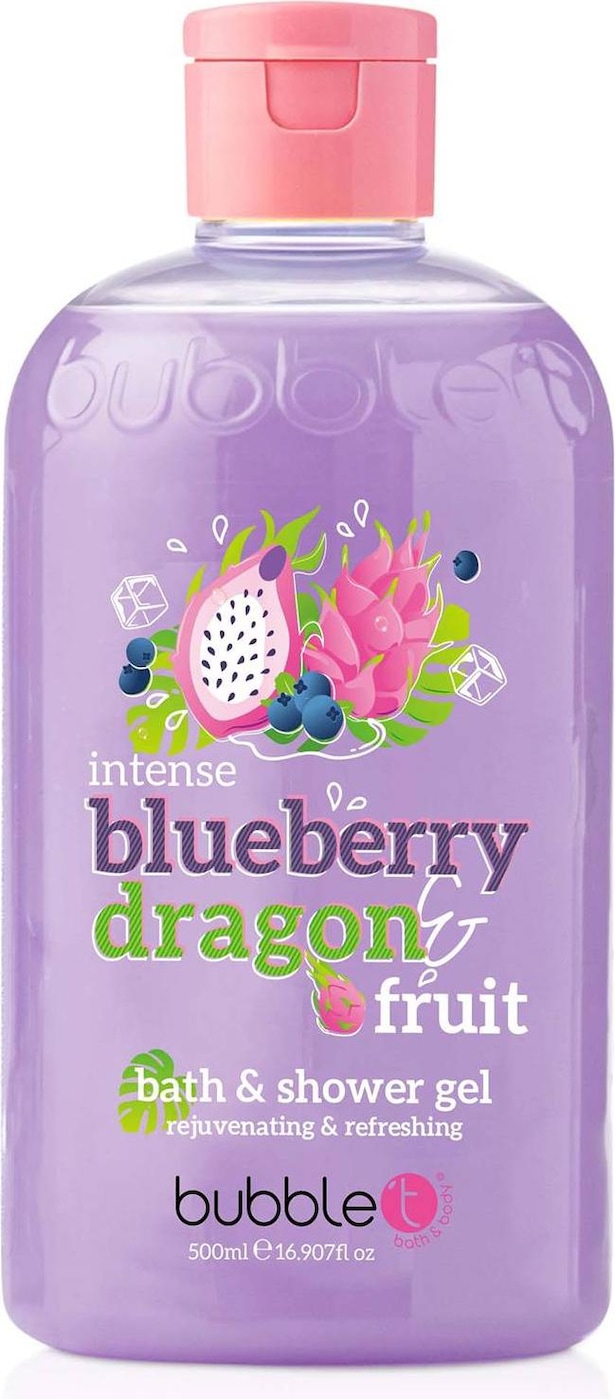 BUBBLE T Bath & Shower Gel (500ml) Blueberry & Dragonfruit