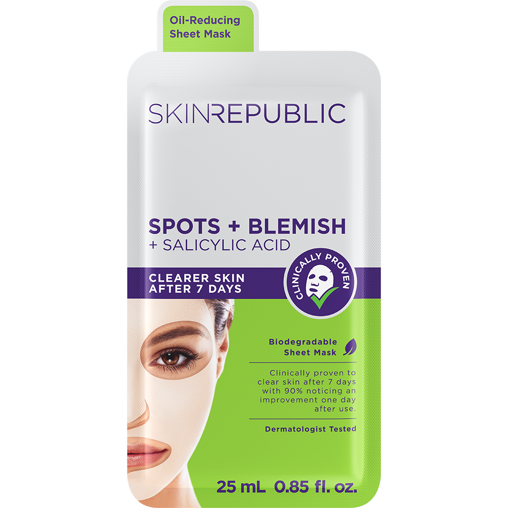 SKIN REPUBLIC Spots + Blemish Face Mask