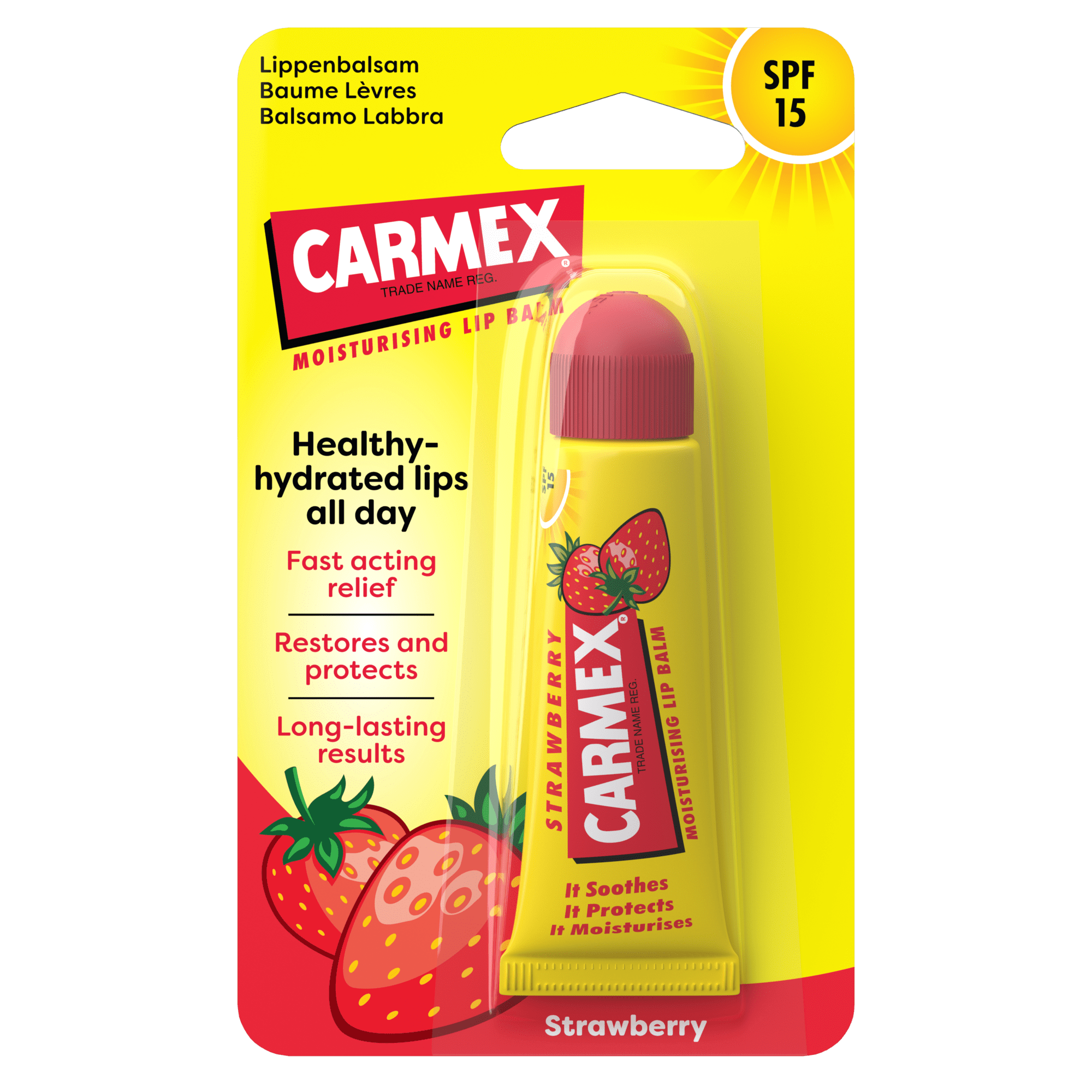 CARMEX Tube Strawberry SPF15