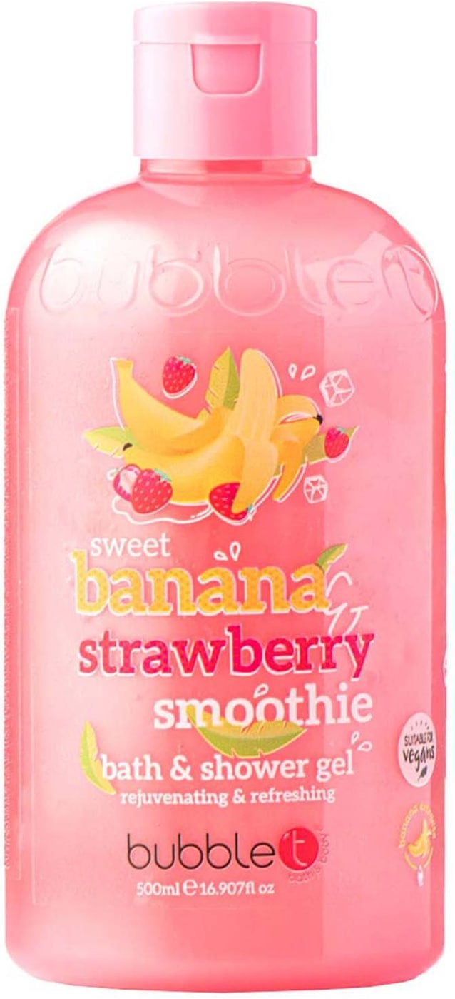 BUBBLE T Bath & Shower Gel (500ml) Strawberry & Banana