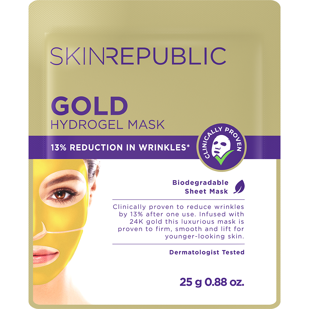 SKIN REPUBLIC Gold Hydrogel Face Mask