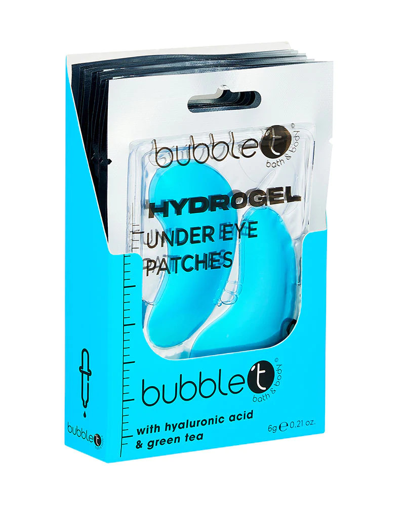 BUBBLE T Hydrogel Eye Patches with Hyaluronic acid and Green Tea