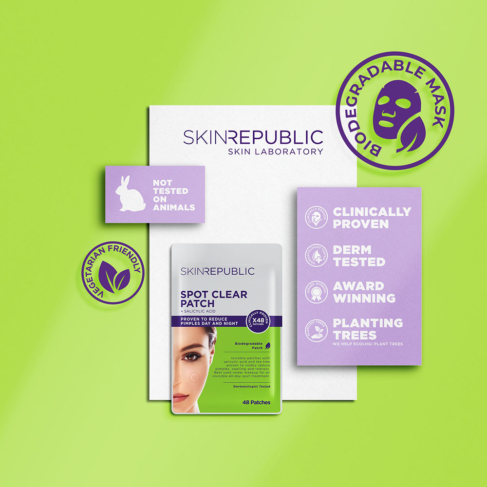 SKIN REPUBLIC Spot Clear Patches Salicylic Acid (48 Patches)